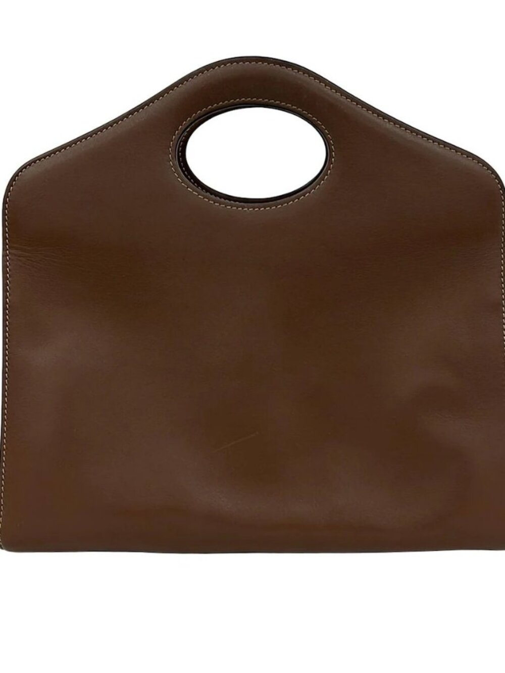 BURBERRY LONDON ENGLAND Small Pocket Tote 8036745 Brown Leather - Handbag - Picture 3 of 13
